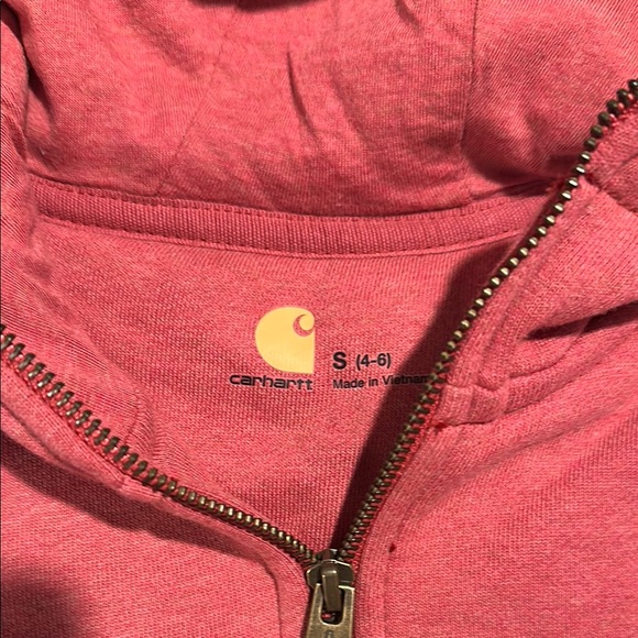 Carhartt Pink Hoodie Sweatshirt - Picture 2 of 2